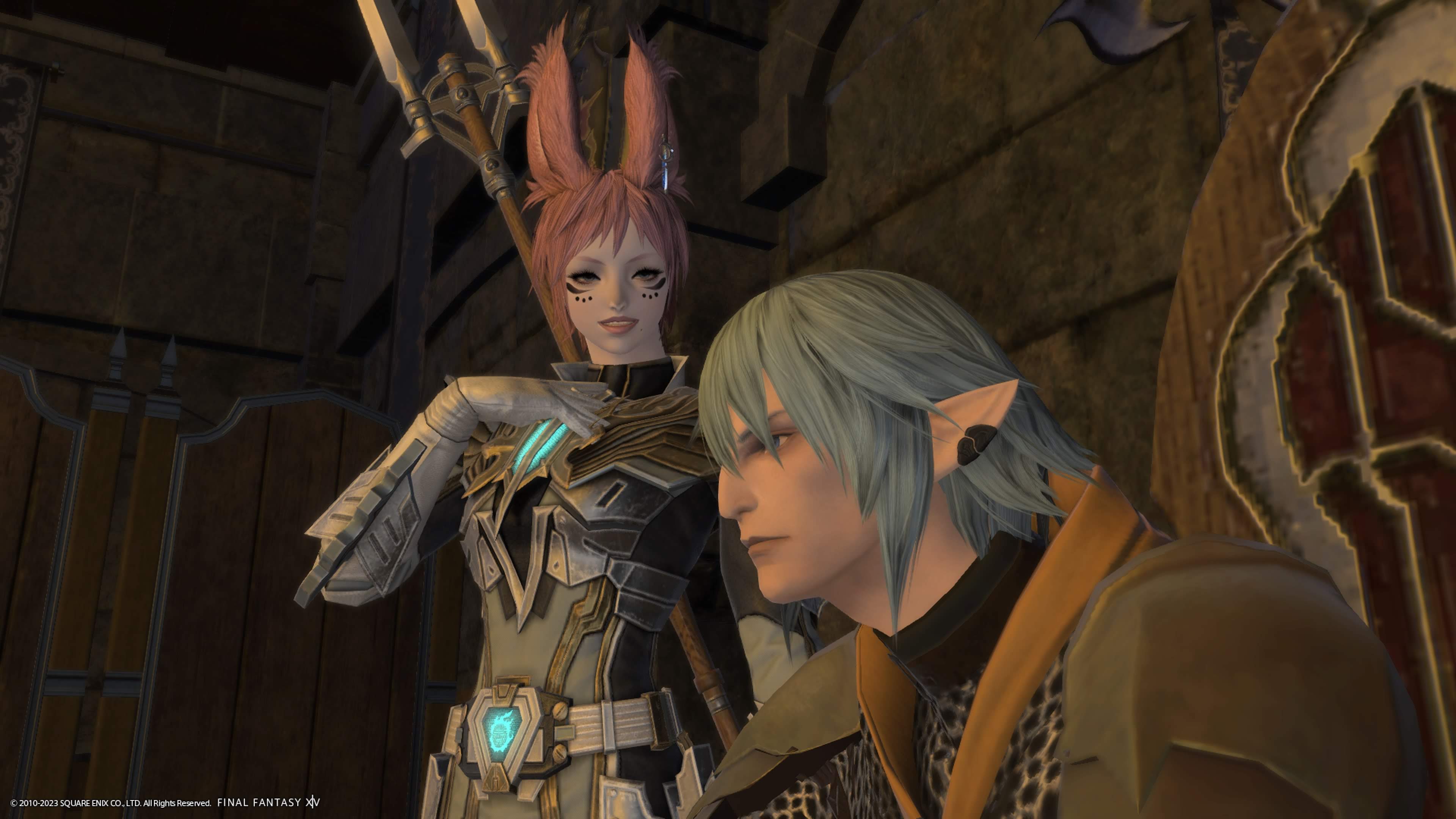 Ajven with Haurchefant